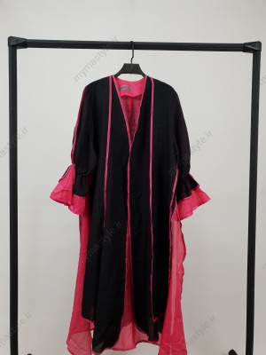 مانتو بهاره مزونی بلند جلو باز زنانه