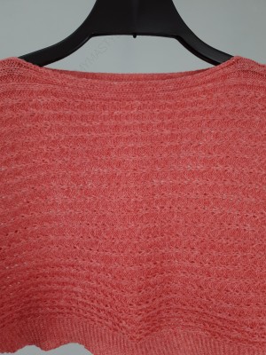 بافت کراپ آستین بلند زنانه