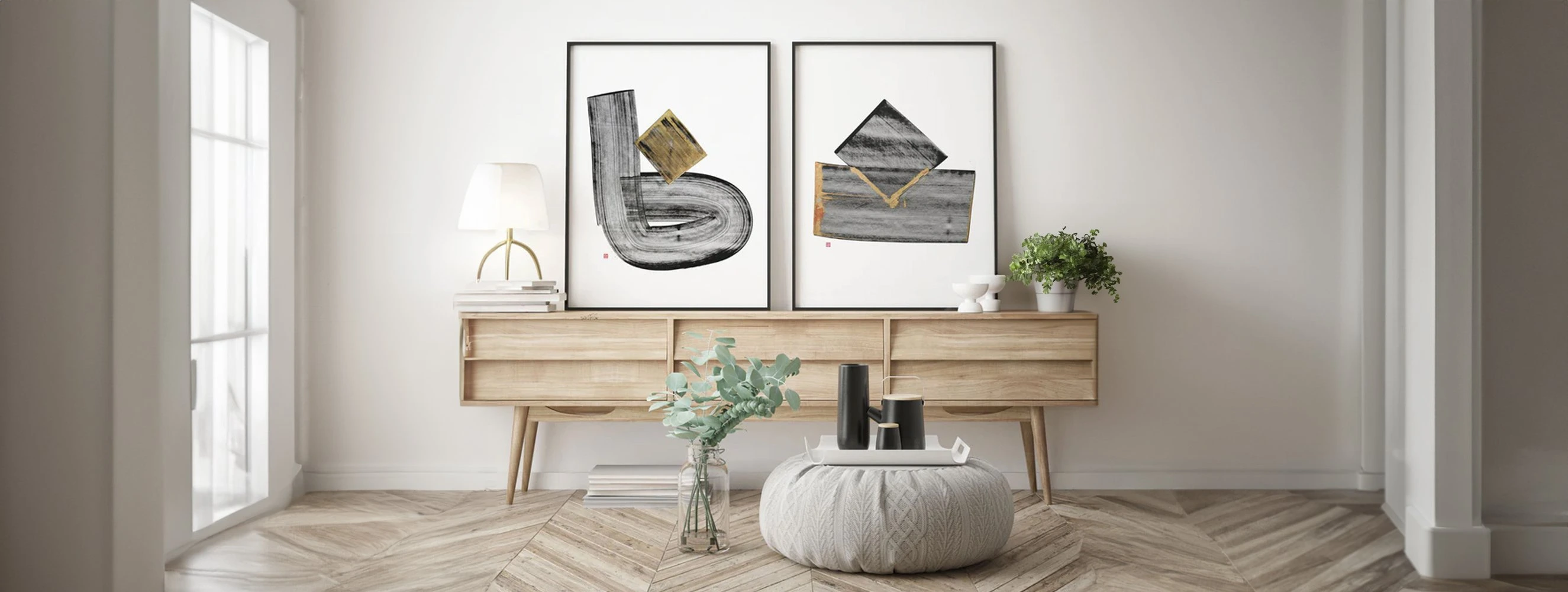 تابلو دکوراتیو مجموعه الفبی