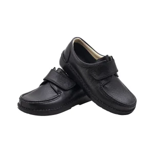 کفش دیابتی مردانه نادر مدل نامی چسبی رنگ مشکی