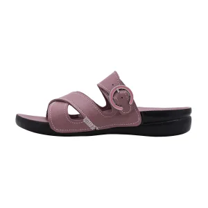 صندل طبی زنانه نادر مدل A رنگ صورتی کالباسی