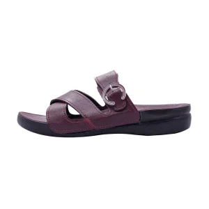 صندل طبی زنانه نادر مدل A رنگ زرشکی