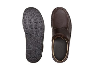 کفش مردانه نادر مدل نامی چسبی طرح کلارک رنگ قهوه ای