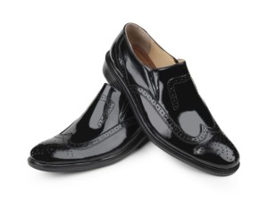 کفش هشترک مجلسی مردانه نادر مدل سفیر کشدار کد 319 ورنی رنگ مشکی