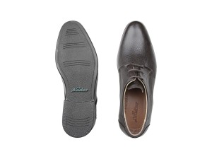 کفش طبی مردانه نادر مدل نیما بندی کد 182 رنگ مشکی طرح چرم فلوتر
