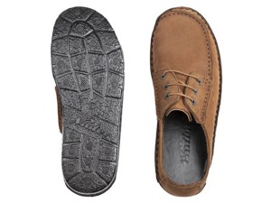 کفش طبی مردانه نادر مدل نامجو نبوک کد 123 رنگ شتری