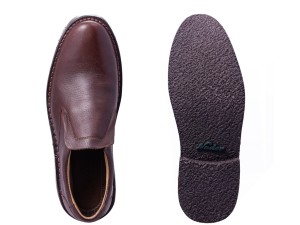 کفش طبی مردانه نادر مدل نارون کشی کد 192 رنگ قهوه ای