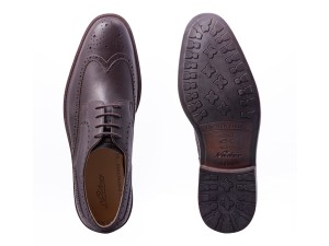 کفش هشترک مجلسی مردانه نادر مدل سفیر کد 328 رنگ قهوه ای