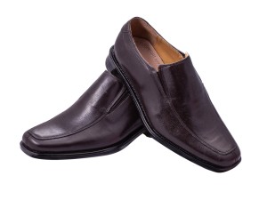 کفش مجلسی مردانه نادر مدل کلاسیک کشدار کد 357 رنگ قهوه ای