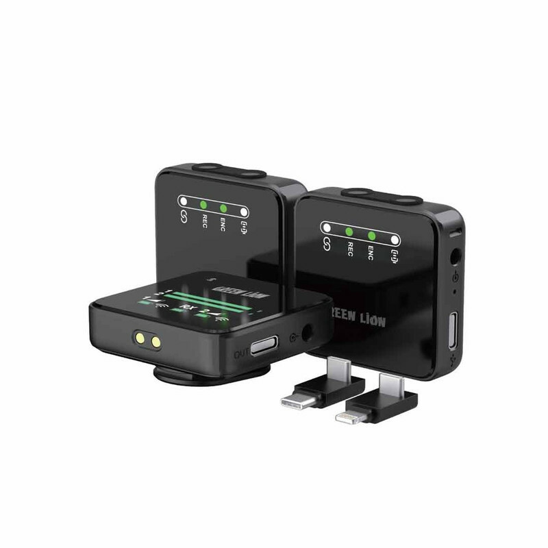 میکروفن یقه‌ ای گرین لاین Green Lion GLM-Professional Microphone دارای 2 فرستنده