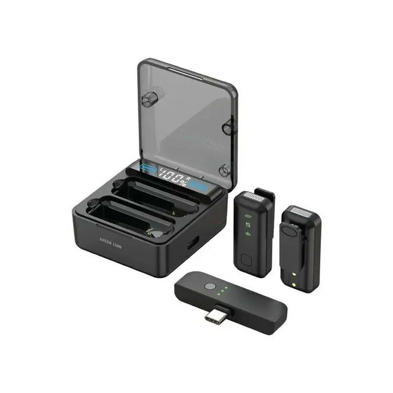 میکروفن بی سیم گرین لاین مدل 2 در 1 دیجیتال GREEN LION 2 in 1 Microphone