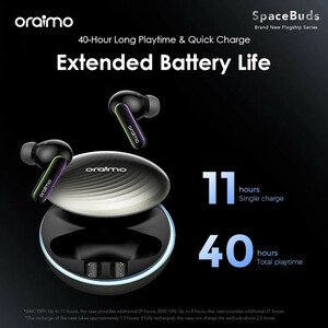 هدفون بلوتوثی اورایمو مدل space buds