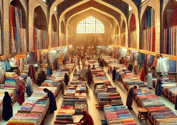 بازار پارچه عمده اصفهان - نخ و پارچه