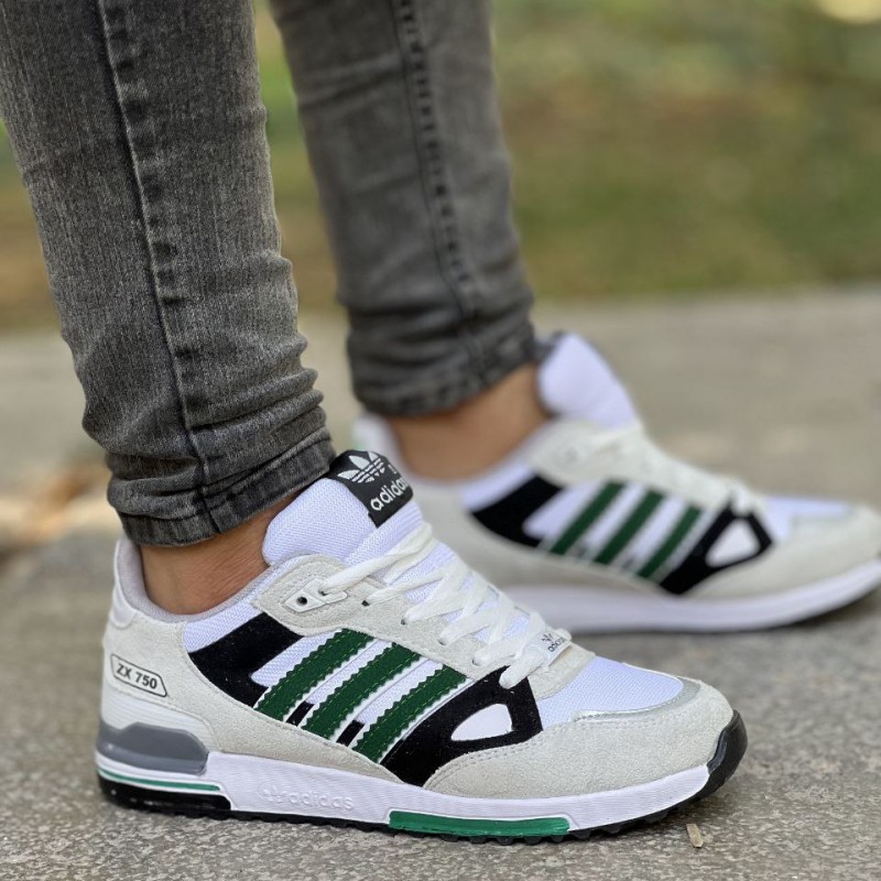 فروش ویژه کفش اسپرت مردانه پسرانه مدل ادیداس  زد ایکس زیبا و خاص رنگ طوسی مشکی سبز