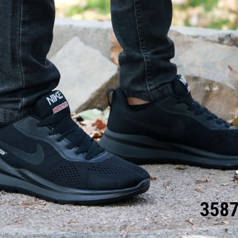 فروش فوق العاده  کفش اسپرت مردانه پسرانه مدل نایک  زیبا و خاص  رنگ مشکی کد 3587
