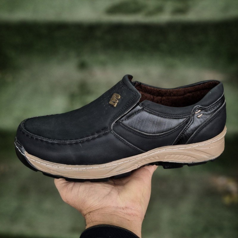 فروش ویژه روز مرد کفش طبی مجلسی اسپورت اداری مردانه رنگ  مشکی زیره پیو راحت و نرم با ارسال رایگان