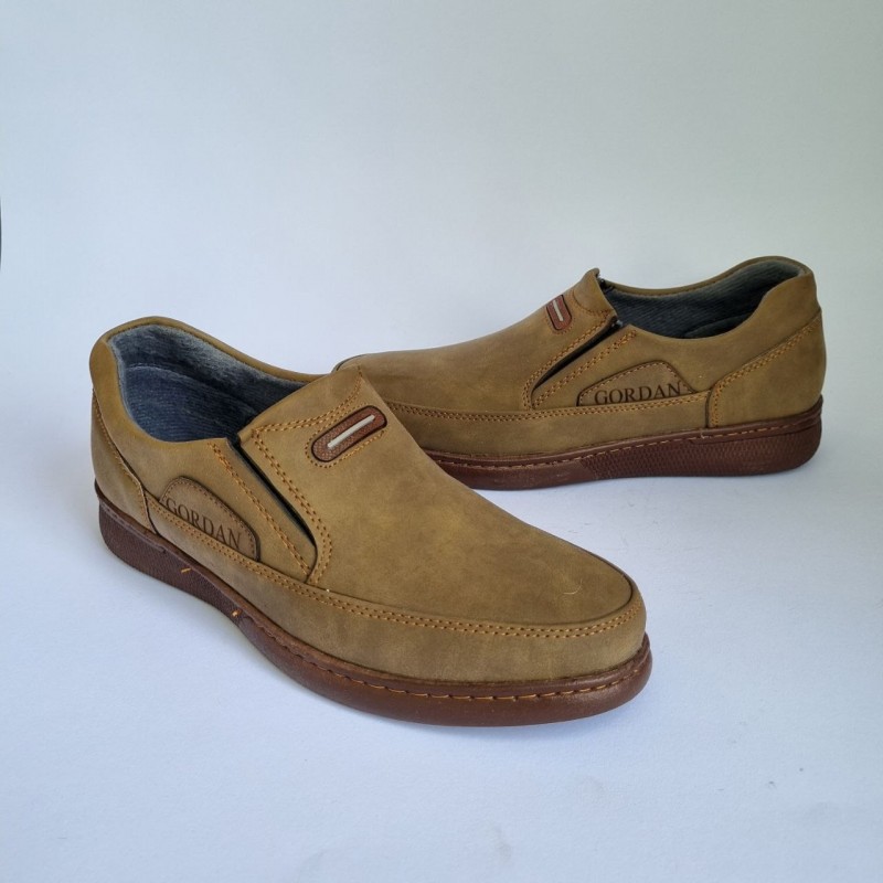 فروش عاااالی  کفش مجلسی اداری مردانه پسرانه سبک و راحت رنگ سدری  باارسال رایگان