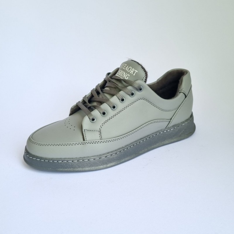 فروش هیجان انگیز کفش اسپرت مردانه پسرانه  مدل ونس زیبا و بادوام رنگ طوسی تمام با ارسال رایگان