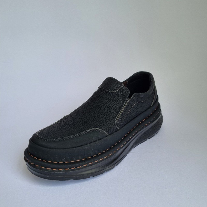 فروش کفش طبی استاندارد مردانه پسرانه  زیبا و بادوام رنگ مشکی با ارسال رایگان