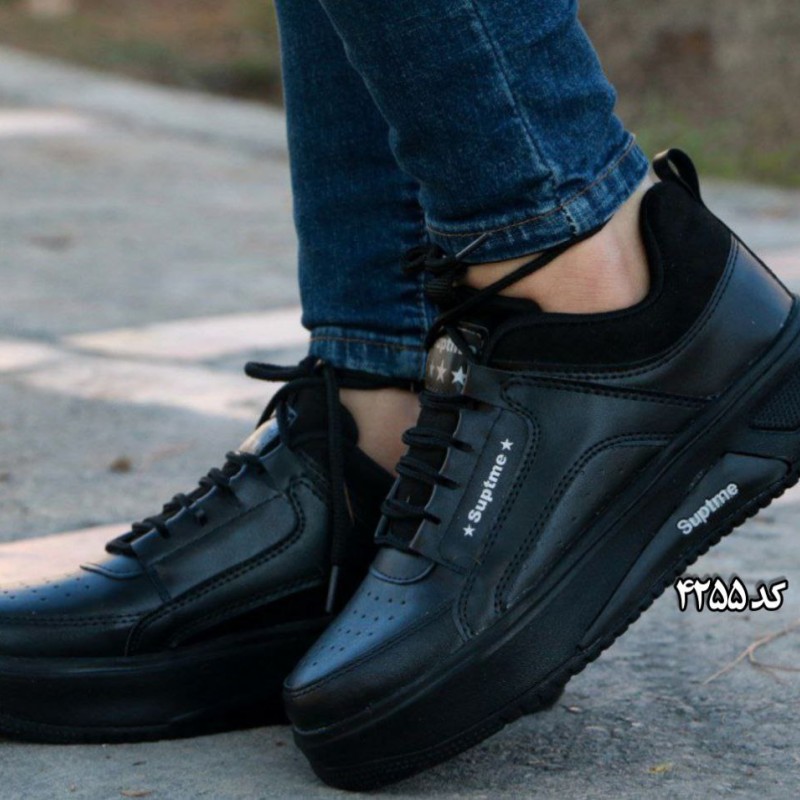 کفش اسپرت ونس دخترانه زنانه مدل suptme رنگ مشکی تمام کد 4255
