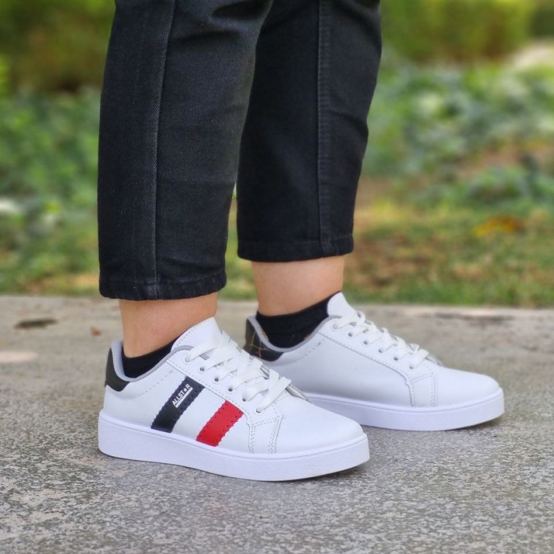 کفش  اسپرت ونس دخترانه خااااص مدل جدید فشیون سفید