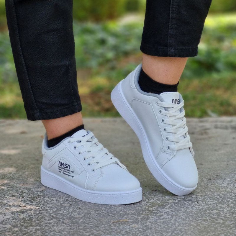 کفش  اسپرت ونس دخترانه خااااص مدل جدید ناسا سفید