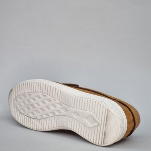 فروش ویژه کفش  کالج مردانه پسرانه جدید و منحصر بفرد رنگ خردلی  باارسال رایگان