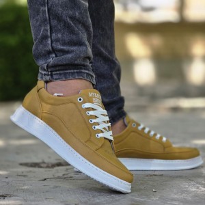 فروش خاص کفش اسپرت مردانه پسرانه  مدل ونس  راحت و زیبا  رنگ قهوه ای ارسال رایگان