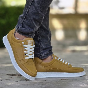 فروش خاص کفش اسپرت مردانه پسرانه  مدل ونس  راحت و زیبا  رنگ قهوه ای ارسال رایگان