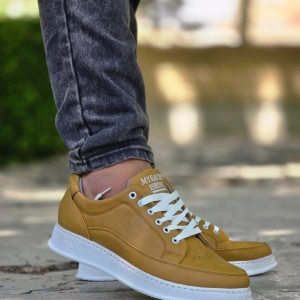 فروش خاص کفش اسپرت مردانه پسرانه  مدل ونس  راحت و زیبا  رنگ قهوه ای ارسال رایگان