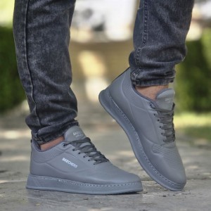 حراج فوق العاده کفش اسپرت مردانه پسرانه  مدل ونس  مناسب برای خاص  پسند ها رنگ طوسی