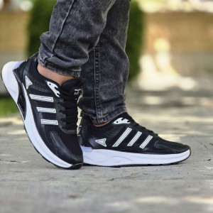 حراج ویژه کفش اسپرت مردانه پسرانه مدل ادیداس  زد ایکس شیک و پرفروش   رنگ طوسی مشکی