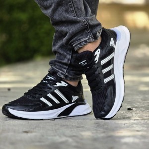 حراج ویژه کفش اسپرت مردانه پسرانه مدل ادیداس  زد ایکس شیک و پرفروش   رنگ طوسی مشکی