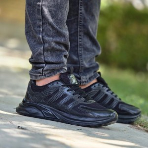 فروش بی نظیر  کفش اسپرت مردانه پسرانه مدل ادیداس راحت و مقاوم  رنگ سفید مشکی ارسال رایگان