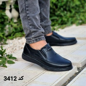 فروش جدید کفش مجلسی اداری مردانه پسرانه زیبا و جذاب رنگ مشکی باارسال رایگان