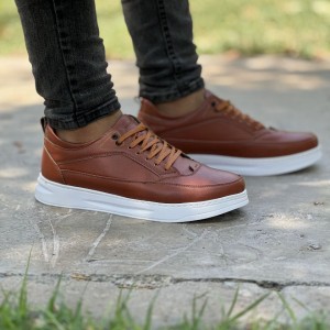 فروش خاص کفش اسپرت مردانه پسرانه  مدل ونس  راحت و زیبا  رنگ قهوه ای ارسال رایگان