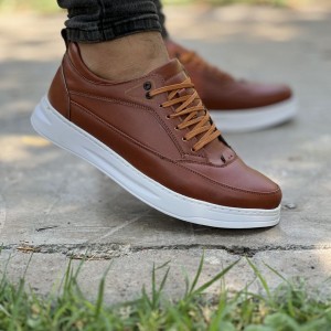 فروش خاص کفش اسپرت مردانه پسرانه  مدل ونس  راحت و زیبا  رنگ قهوه ای ارسال رایگان