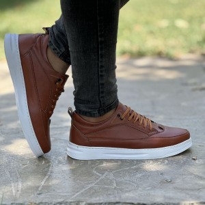 فروش خاص کفش اسپرت مردانه پسرانه  مدل ونس  راحت و زیبا  رنگ قهوه ای ارسال رایگان