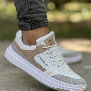 فروش ویژه کفش اسپرت ست زنانه و مردانه مدل فندی خاص و راحت  رنگ سفید طوسی قهوه ای