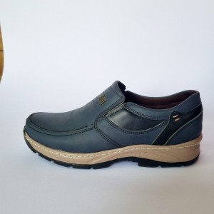 حراج کفش طبی استاندارد اداری مجلسی مردانه مناسب برای مهمانی و اداره رنگ سرمه ای  باارسال رایگان