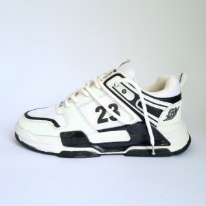 فروش باکیفیت کفش اسپرت مردانه پسرانه مدل جردن 23 رنگ مشکی سفید آبی بی نظیر با ارسال رایگان