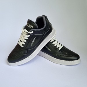 حراج استثنایی   کفش اسپرت مردانه پسرانه مدل اسکیچرز  شیک و زیبا رنگ مشکی  تمام   با ارسال رایگان