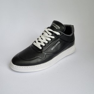 حراج استثنایی   کفش اسپرت مردانه پسرانه مدل اسکیچرز  شیک و زیبا رنگ مشکی  تمام   با ارسال رایگان