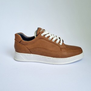 تخفیف ویژه کفش اسپرت مردانه پسرانه  مدل ونس رنگ قهوه ای مقاوم با ارسال رایگان