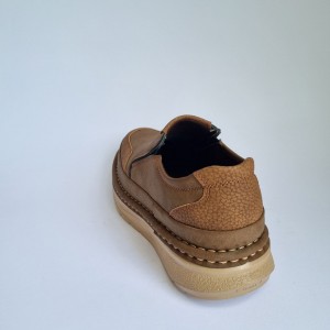 حراج ویژه کفش طبی استاندارد مردانه پسرانه شیک و ساده رنگ سدری  با ارسال رایگان