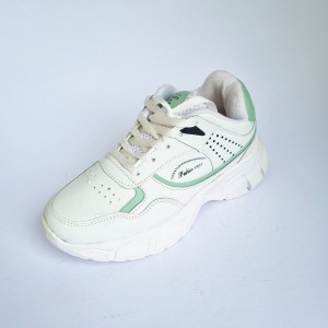 فروش بینظیر کفش اسپرت دخترانه مدل فشیون نگینی بسیار عالی رنگ سفید تمام  باارسال رایگان