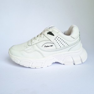 تخفیف عالی کفش اسپرت دخترانه مدل فشیون بسیار با کیفیت و زیبا   رنگ  سفید    باارسال رایگان