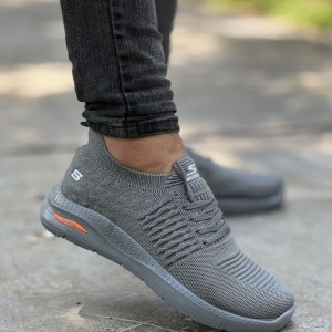 فروش ویژه کفش اسپرت مردانه پسرانه طبی  مدل جدید   شیک و جذاب رنگ طوسی کد3760