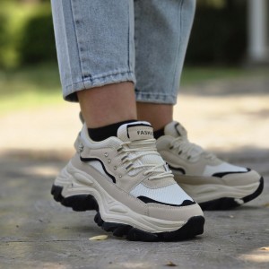 کفش اسپرت ونس دخترانه زنانه مدل فشیون رنگ سفید طوسی قرمز شیک