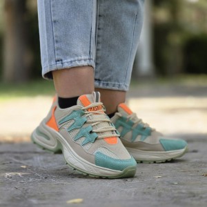 فروش خاص کفش اسپرت زنانه دخترانه فشیون مدل نگینی نرم و سبک رنگ سفید تمام  باارسال رایگان